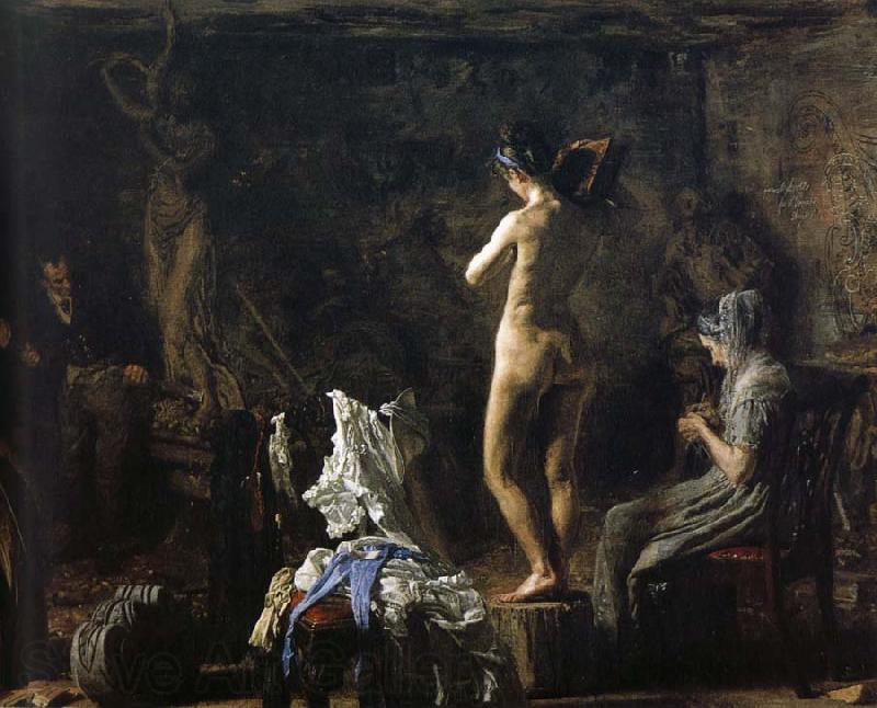 Thomas Eakins The William is Carving his goddiness Spain oil painting art